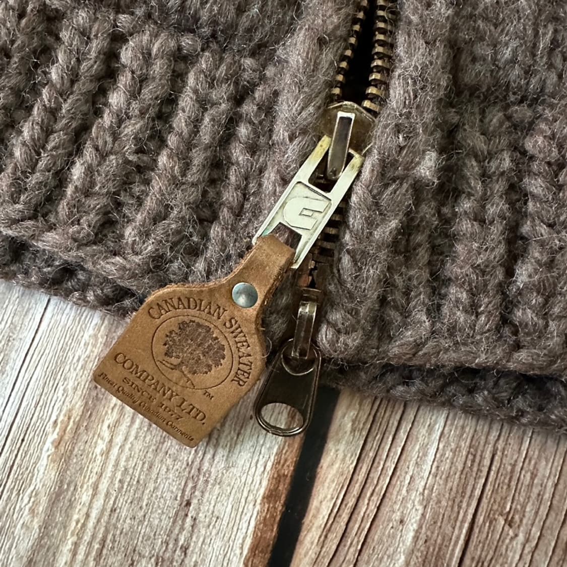 캐나디안 스웨터 x 게일 협업 집업 코위찬 M사이즈 상품이미지8