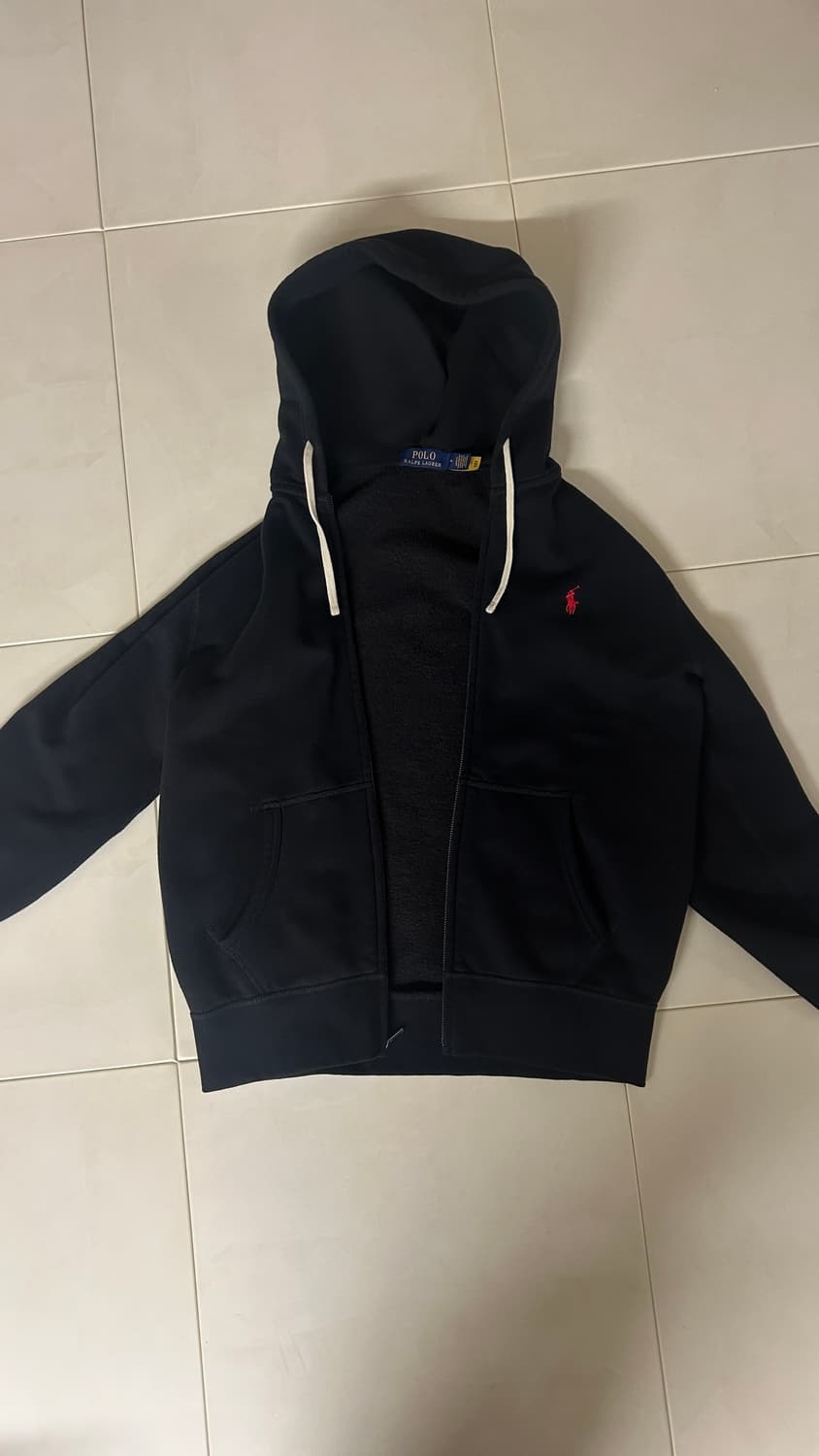 폴로 남성 기모 후드집업 상품이미지1