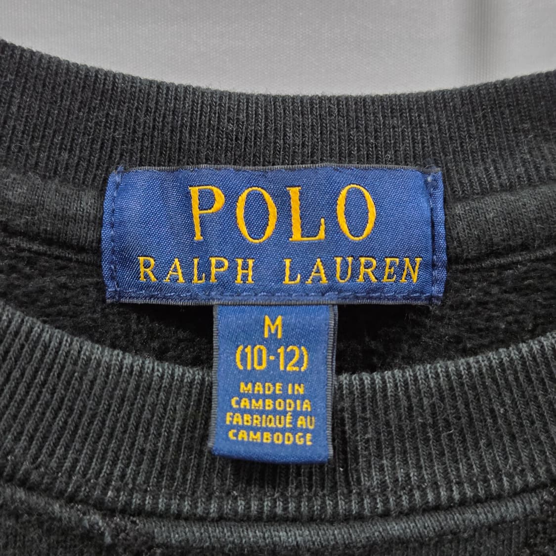 폴로랄프로렌 키즈 기모 스웻셔츠 M/10/12 상품이미지3