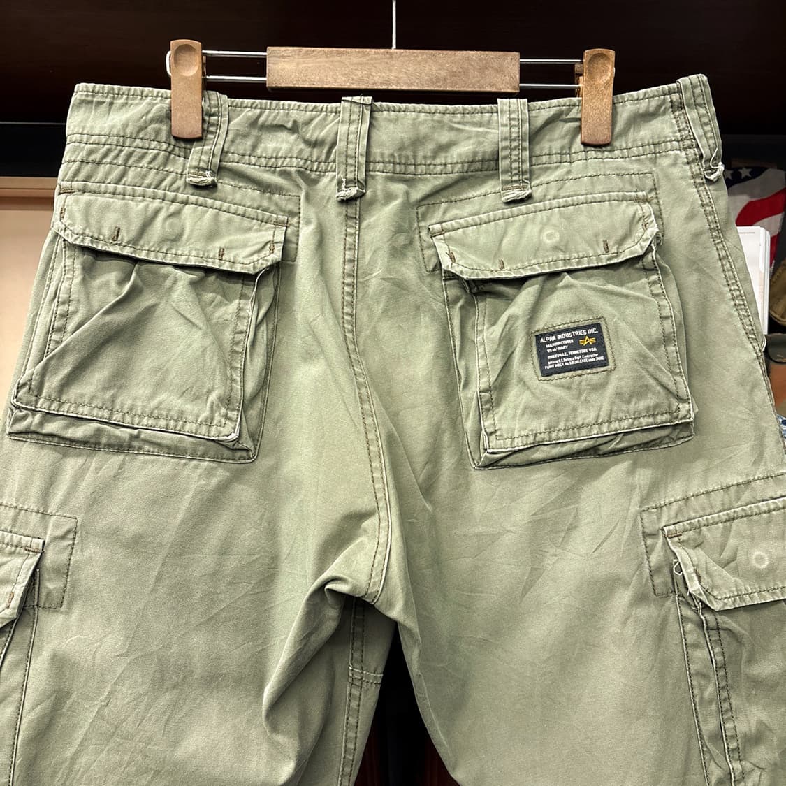 알파인더스트리 밀리터리 카고포켓 코튼 하프팬츠 N1256   상품이미지5
