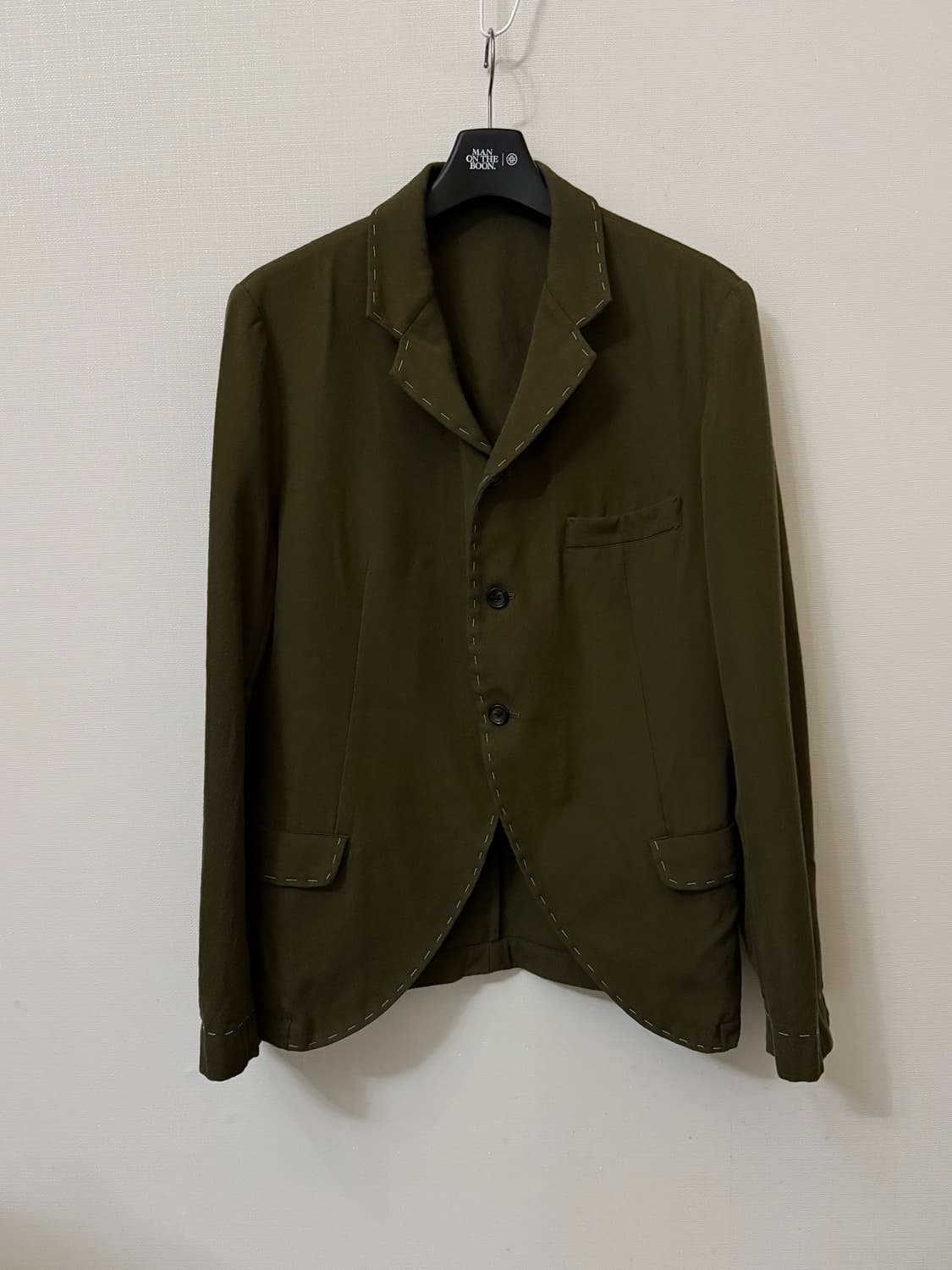 Y'S 요지야마모토 스티치라인 울 자켓 4 상품이미지2