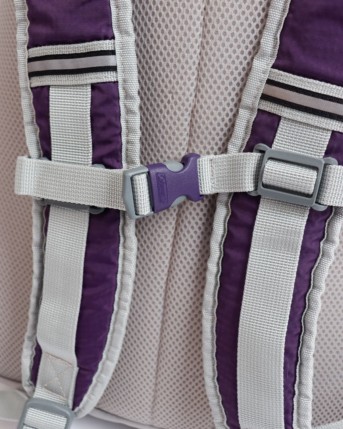 [COLEMAN] 퍼플 메쉬 디테일 백팩 상품이미지8