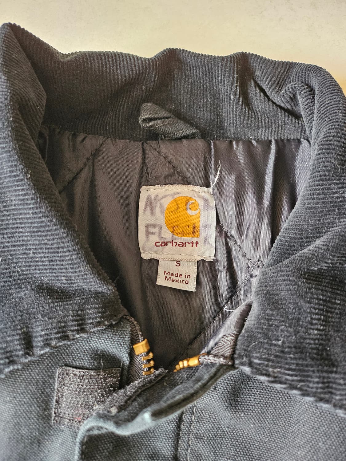 칼하트 j002 덕 트래디셔널 아크틱 퀼트 라이닝 자켓 bk S 상품이미지2