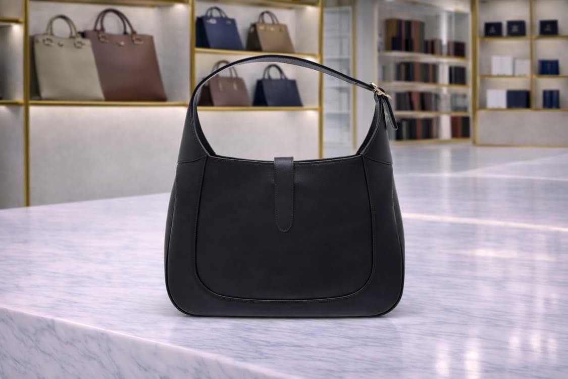 [A급] 구찌 재키 1961 레더 숄더백 라지 블랙 판매합니다!!! 상품이미지2