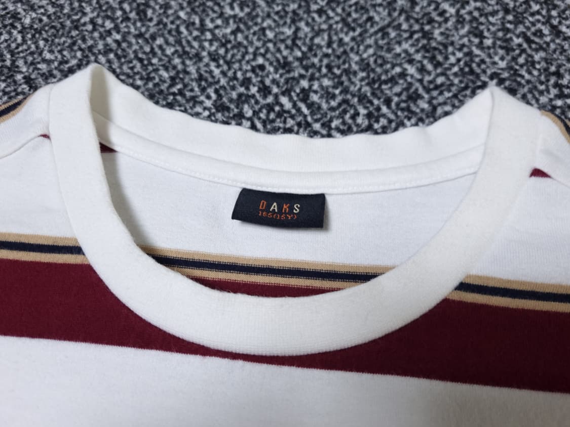 [무료배송][165]닥스 키즈 스트라이프 라운드 긴팔티 상품이미지6