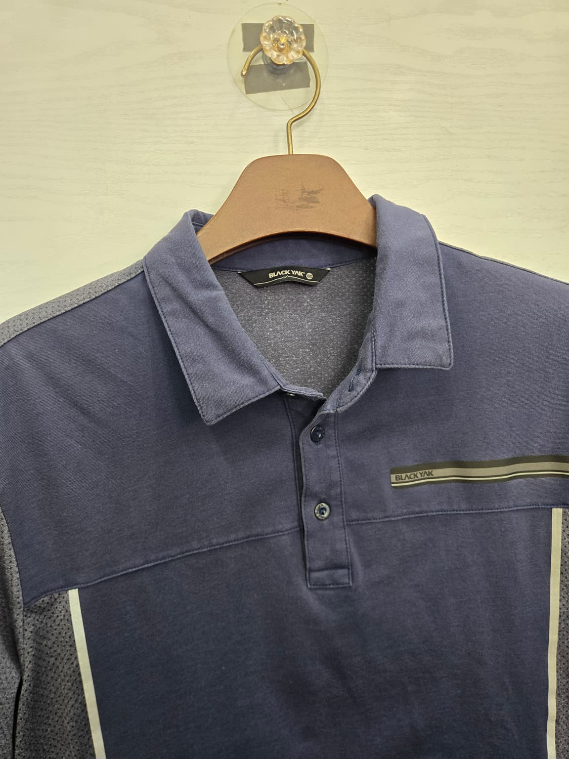 100,L )) BLACK YAK 블랙야크 카라 반팔티셔츠! 상품이미지4