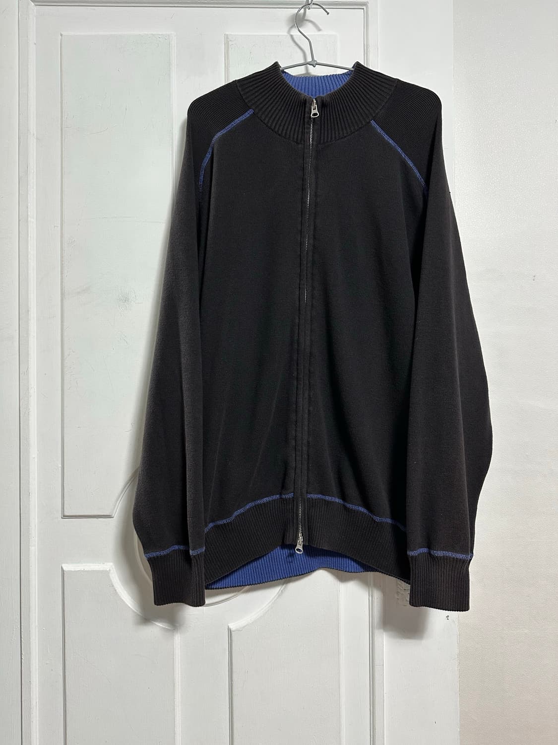 리바이스 코튼 니트집업 상품이미지1