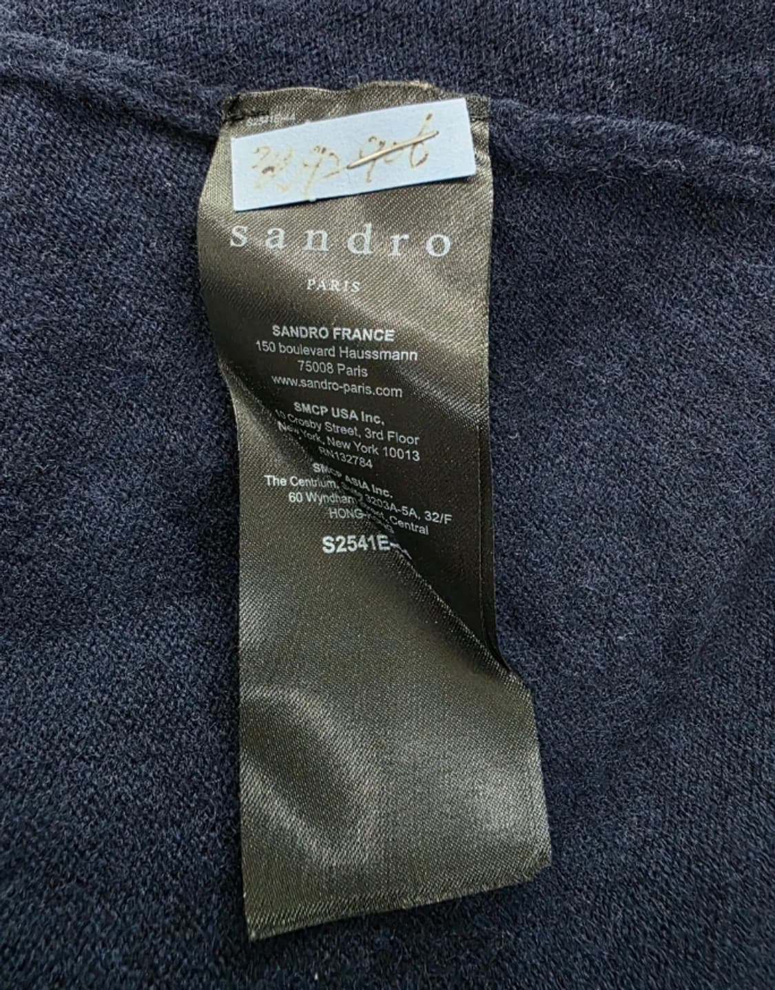 산드로 V넥 니트 울 캐시미어 니트 ~55반 상품이미지6