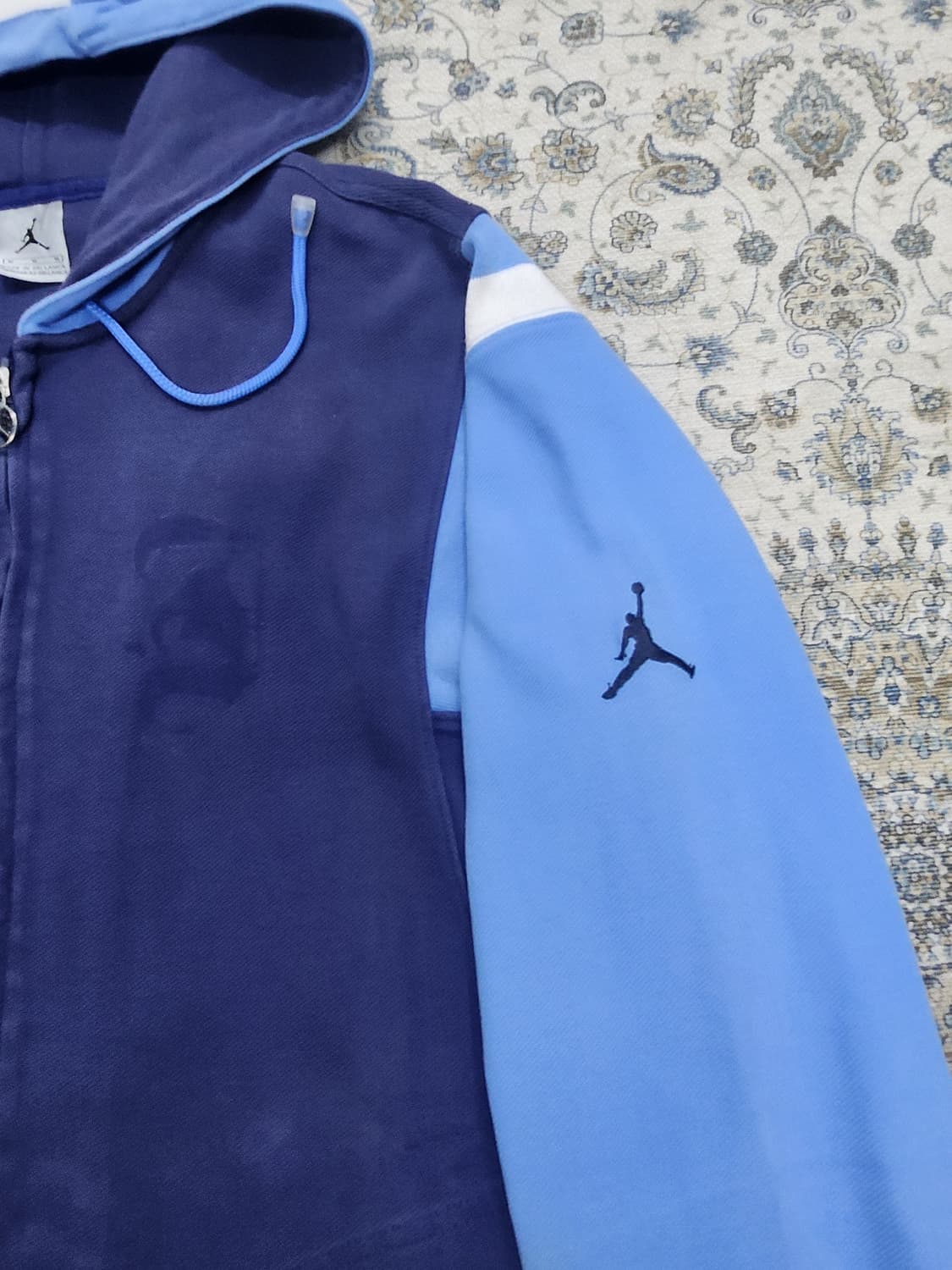 나이키 조던 네이비/블루 후드 집업 M 상품이미지3