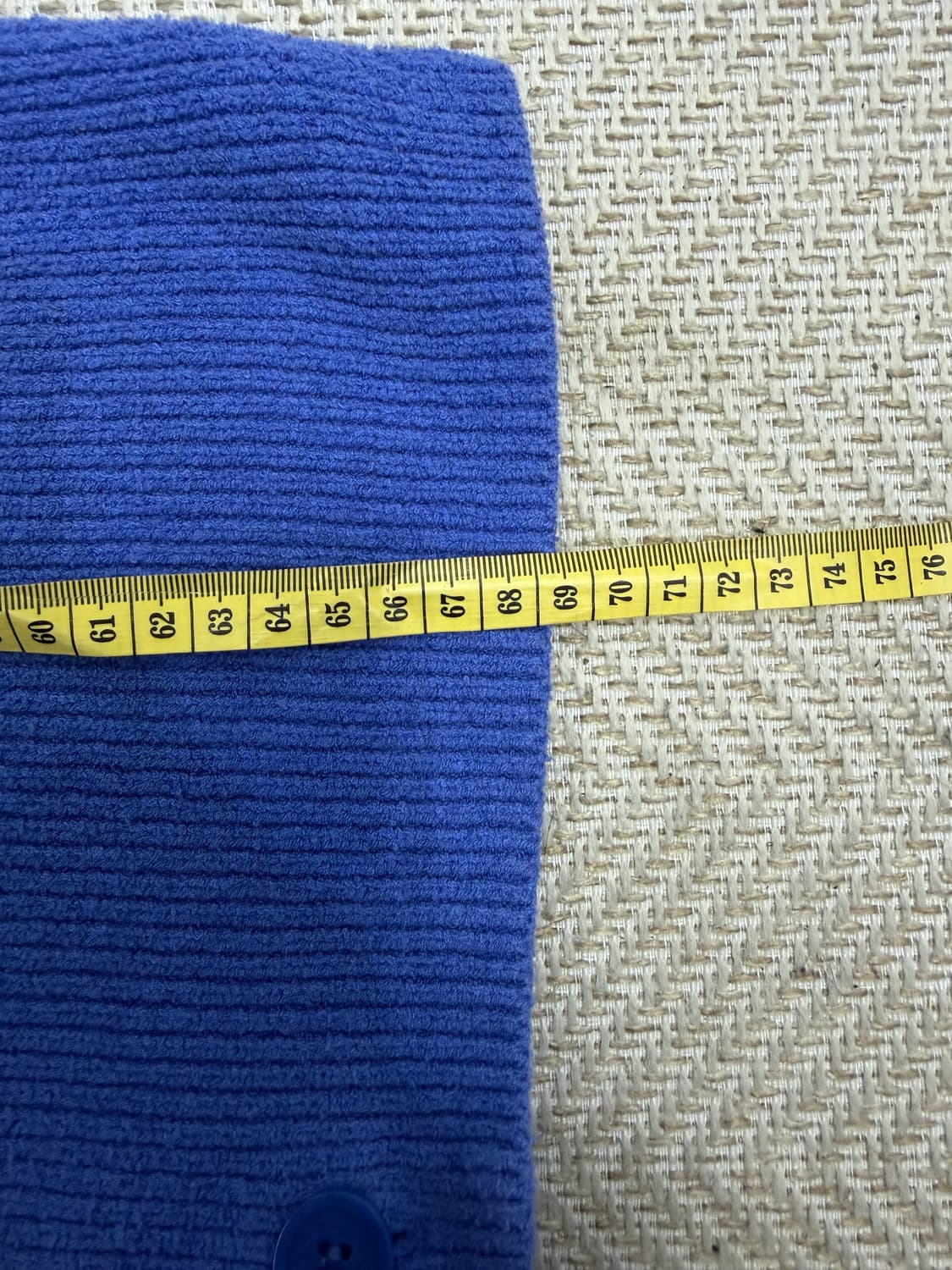 정품) COS 코스 남성 블루 니트 가디건 S 상품이미지8