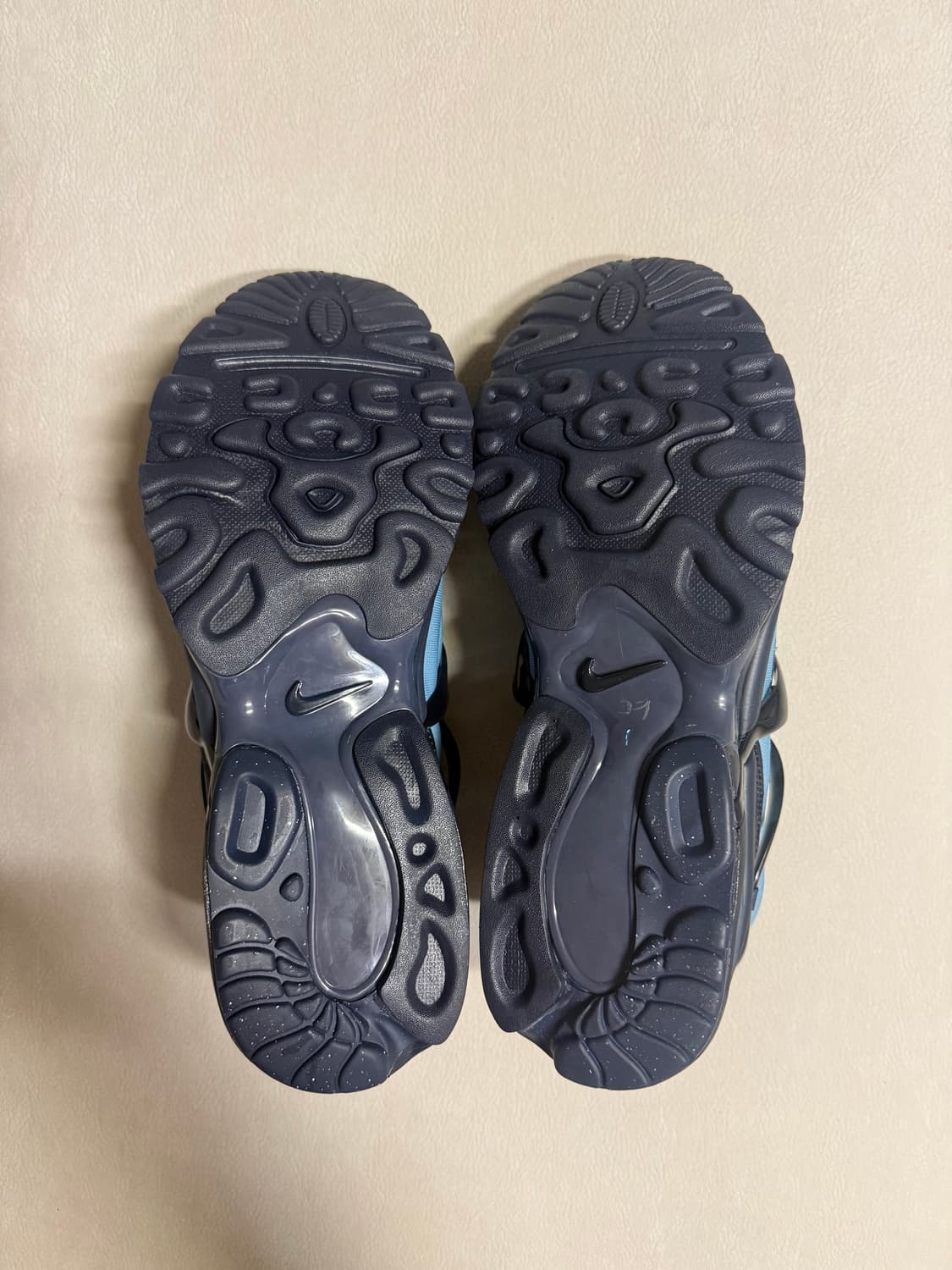 새상품)285 나이키 에어 쿠키니 원 블루 옵시디언 상품이미지5