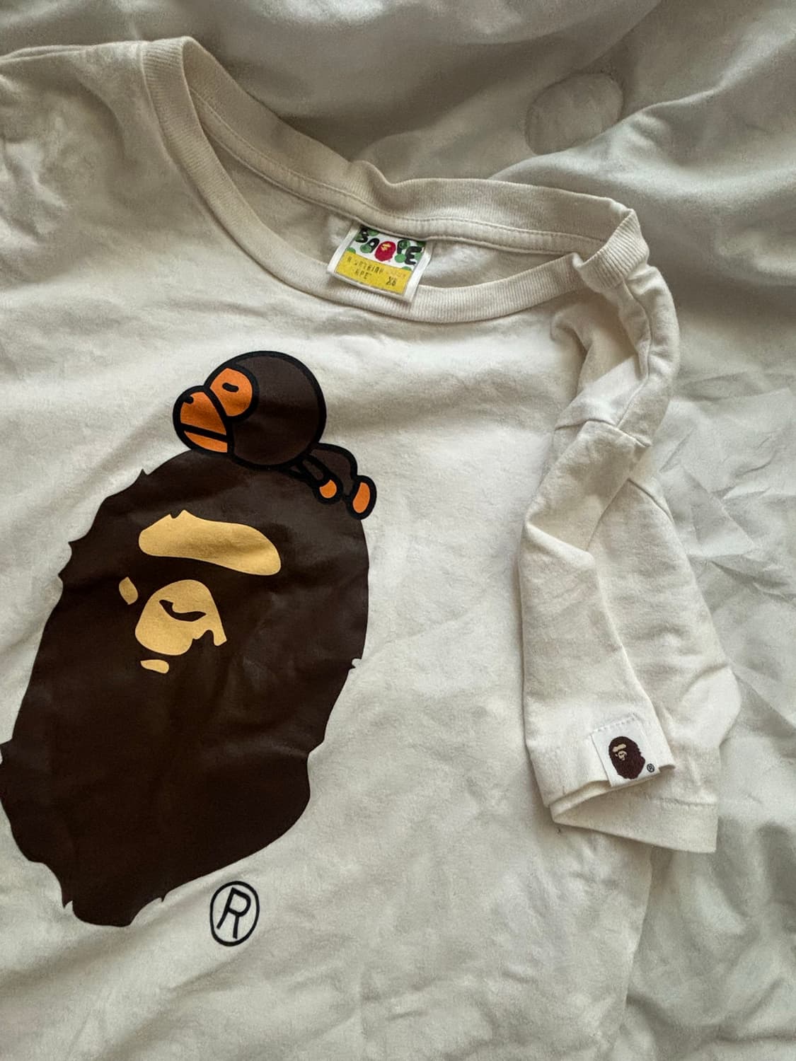 bape 베이프 사루 마일로 반팔 티셔츠 상품이미지2