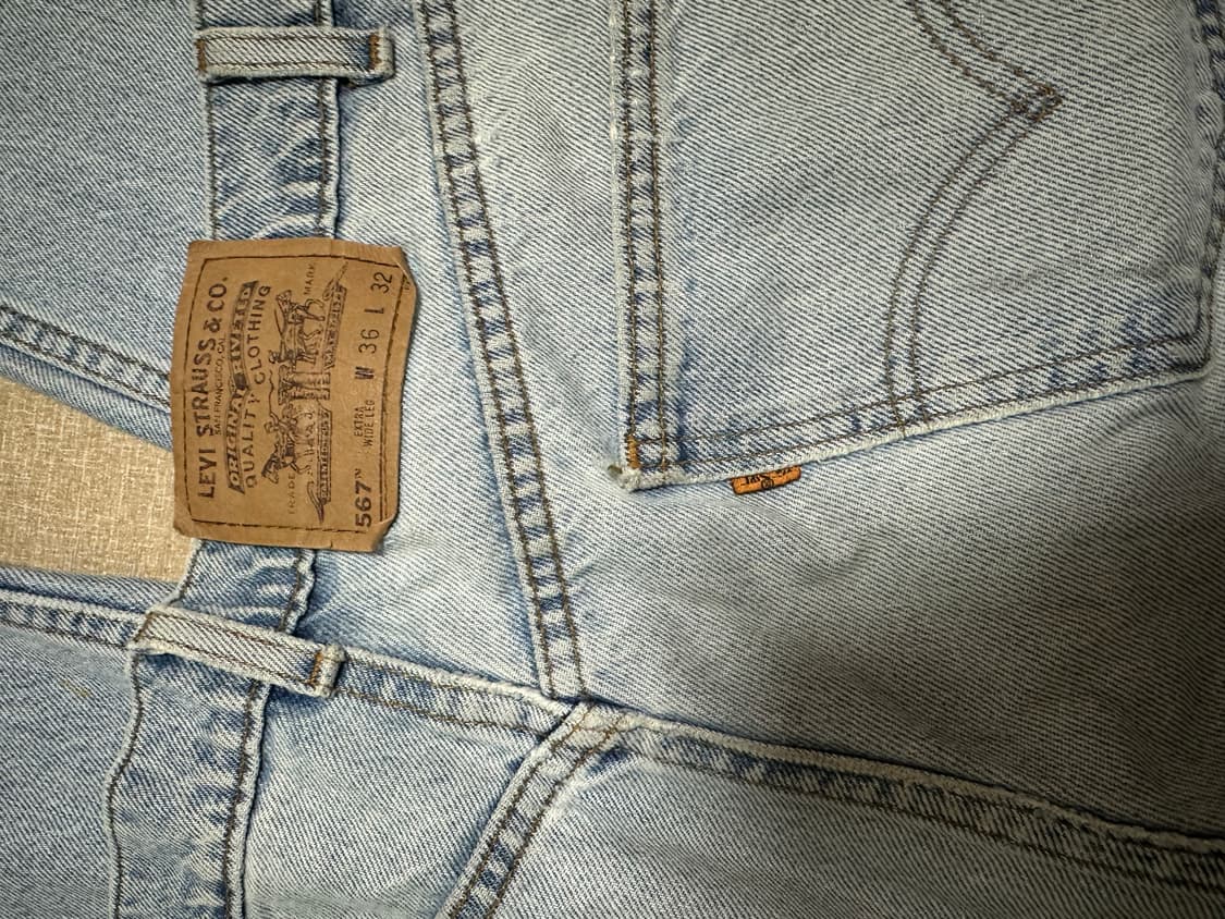 90s 리바이스 567 오렌지탭 36 상품이미지3