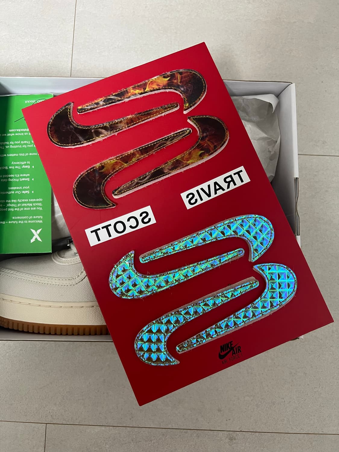 나이키X 트래비스 스캇 에어포스 1 로우 세일 상품이미지2