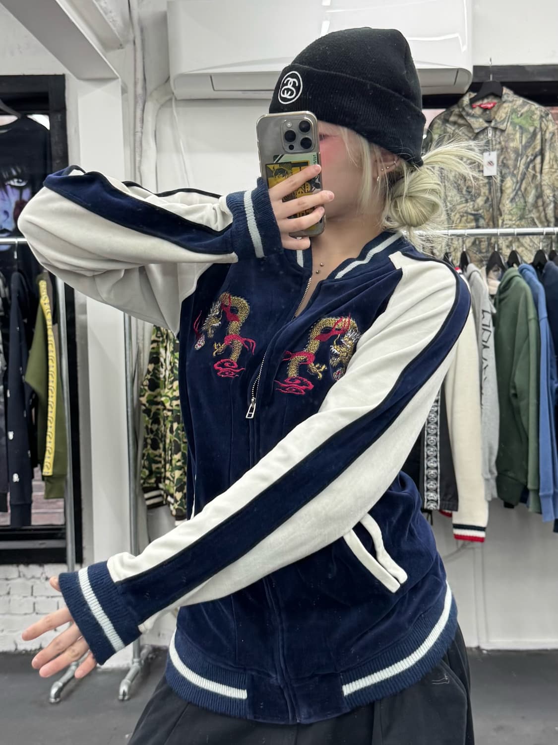 VTG 오리엔탈 벨벳 스카잔 상품이미지6