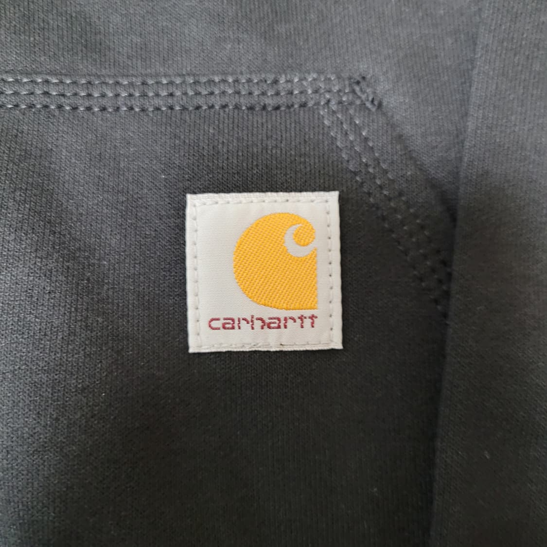 Carhartt K122 루즈핏 미드웨이트 풀집 블랙 상품이미지3