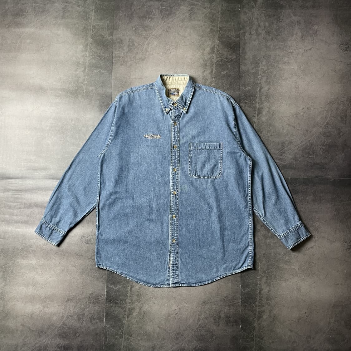 UPSTREAM 빈티지 데님 코튼 셔츠 A00520 상품이미지1