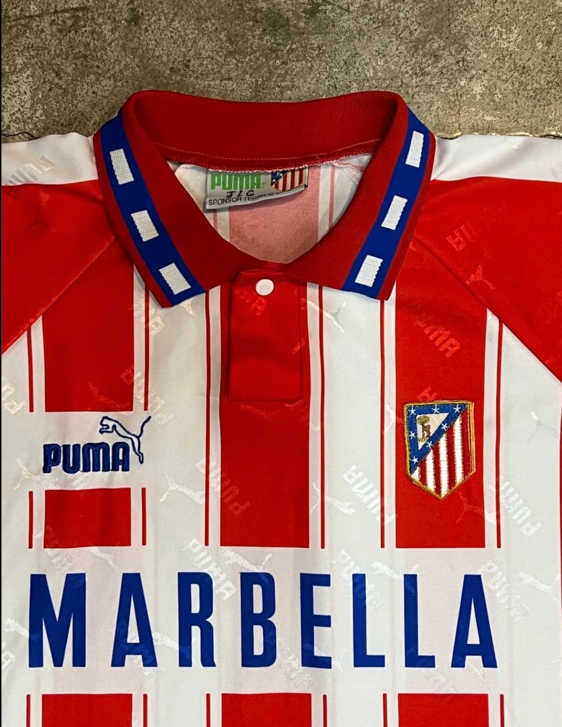 아틀레티코 마드리드 94/95 홈 풋볼 셔츠 상품이미지2