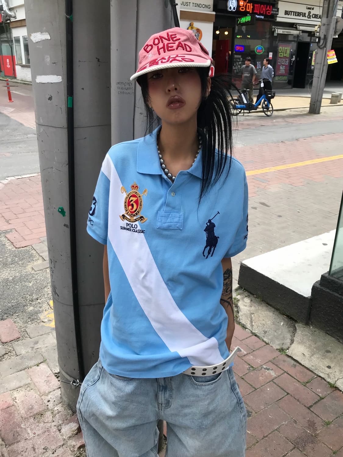 Polo Big Pony PK T-shirt (🩵Rare🩵)  상품이미지3