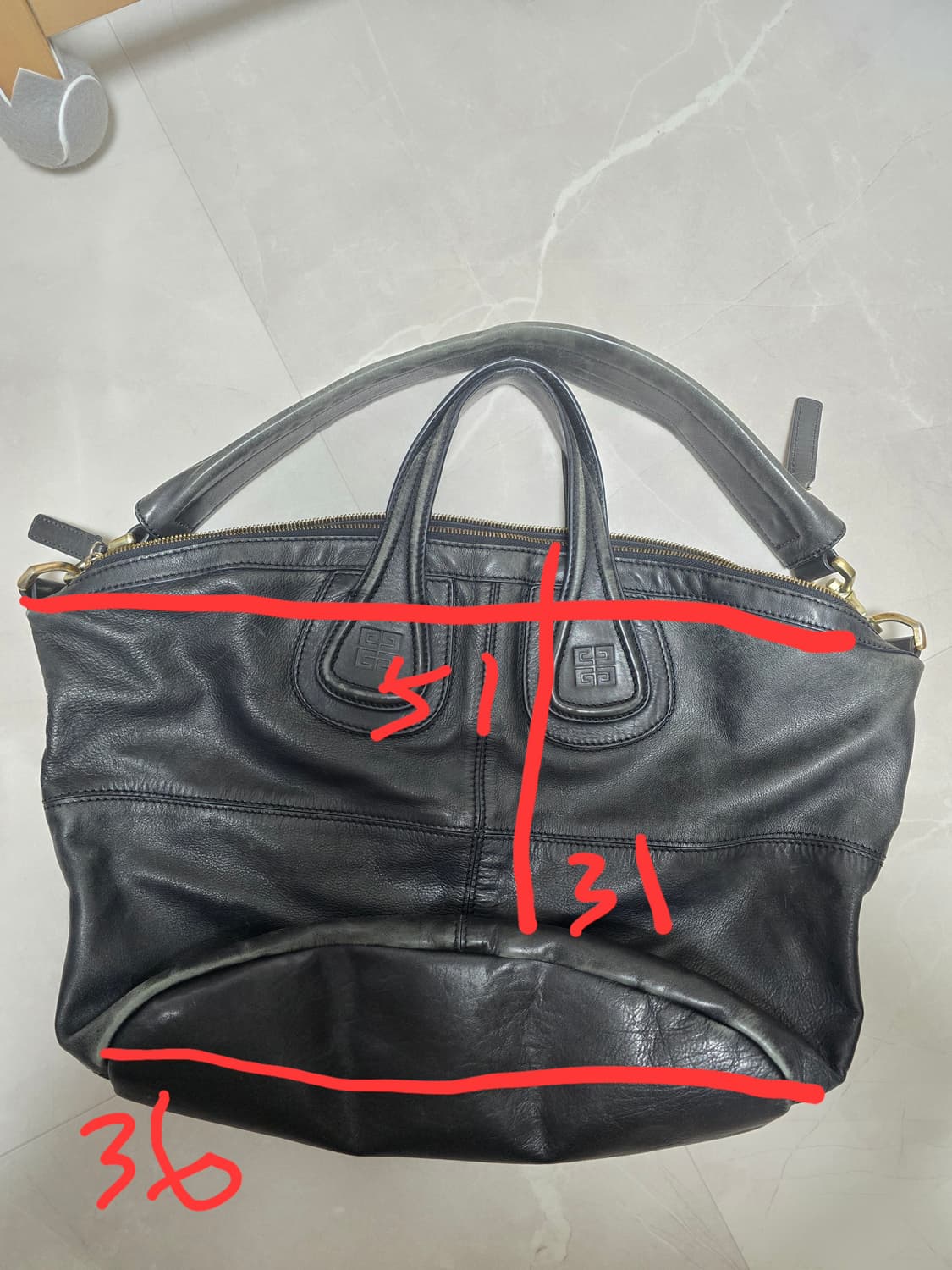 지방시 나이팅게일 토드백 정품 상품이미지7