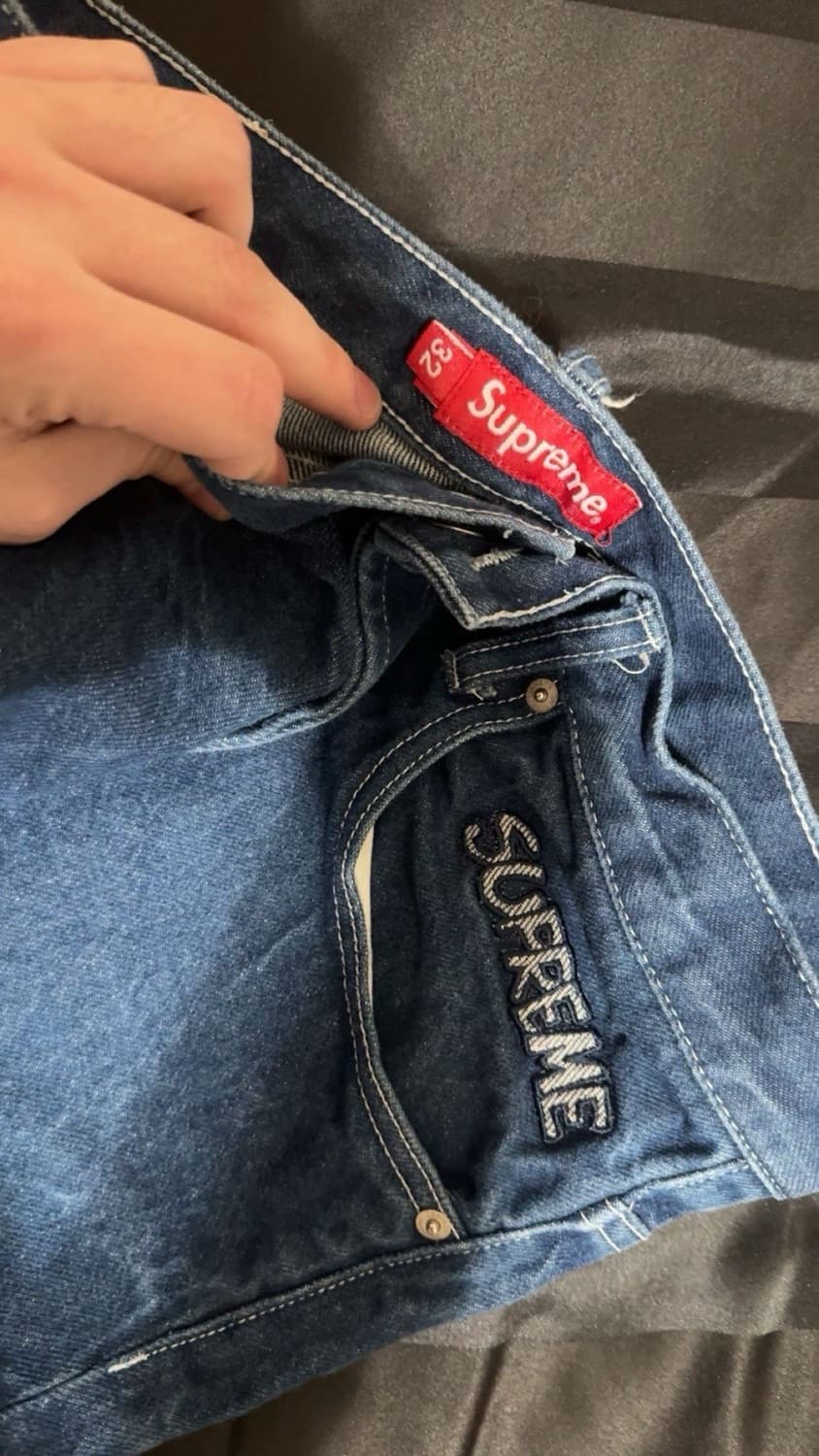 20FW 슈프림 X 스머프 레귤러 진 블루 상품이미지2