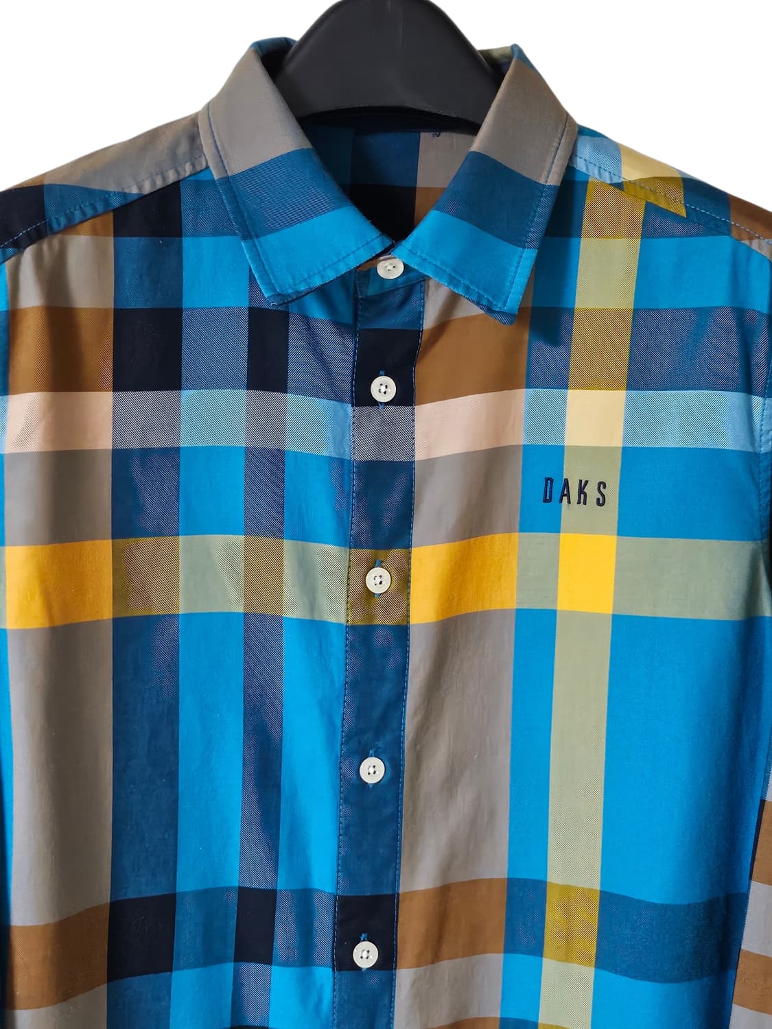 💙 닥스 체크 셔츠 165 | 여성 55 가능 | 슬림핏 봄셔츠 상품이미지5