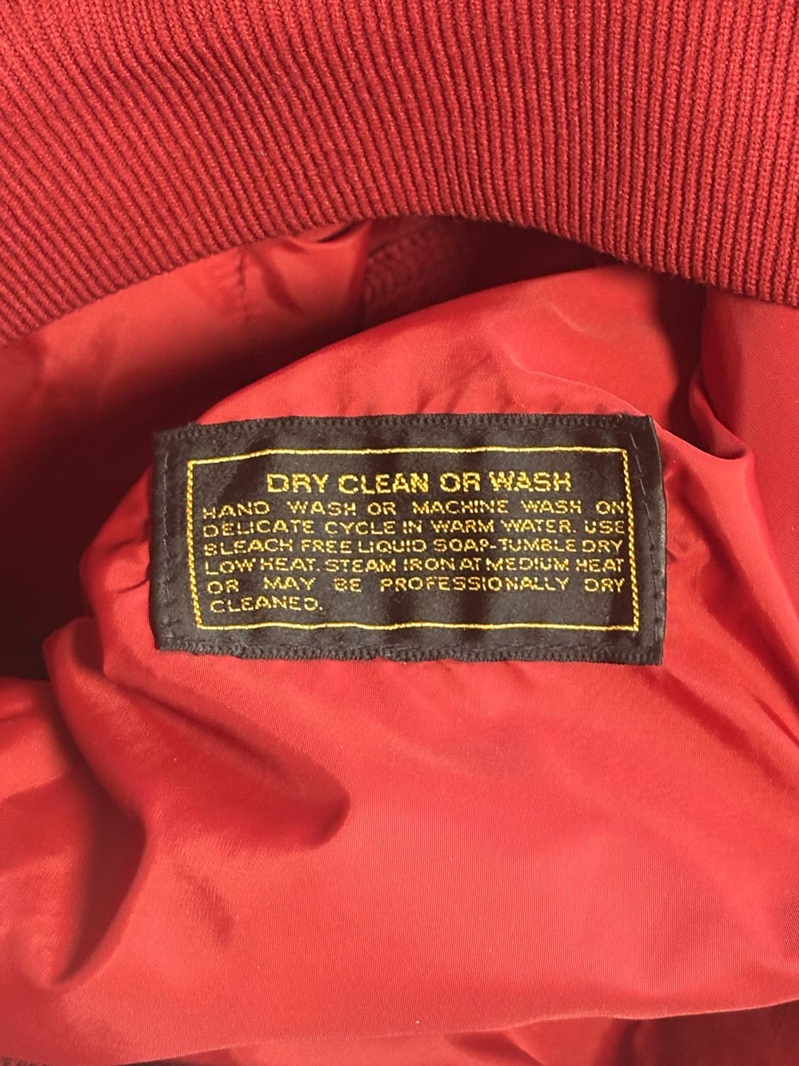 [XL] 80s 에디바우어 빈티지 구스다운 풀오버 레드 상품이미지8