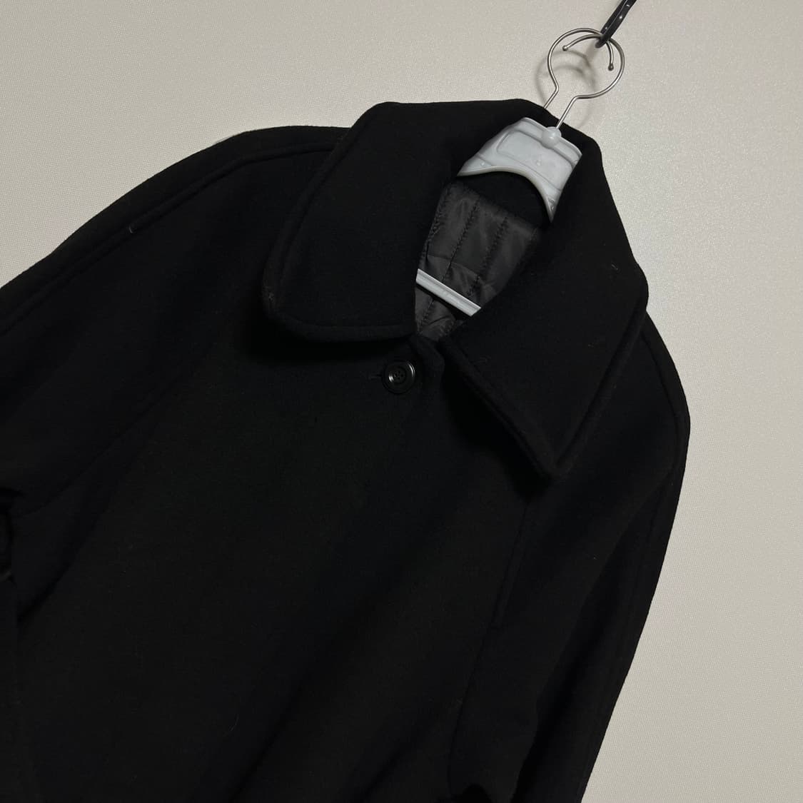 ORO 오르 롱 블랙 코트 m 상품이미지6