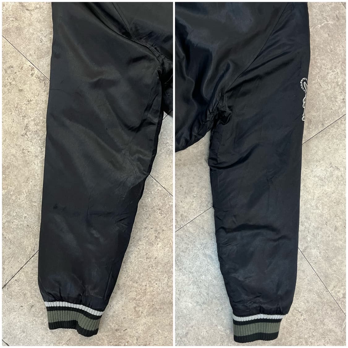 엠엘비 디트로이트 타이거즈 새틴 바시티 자켓 블랙 100 #csz2676 상품이미지9