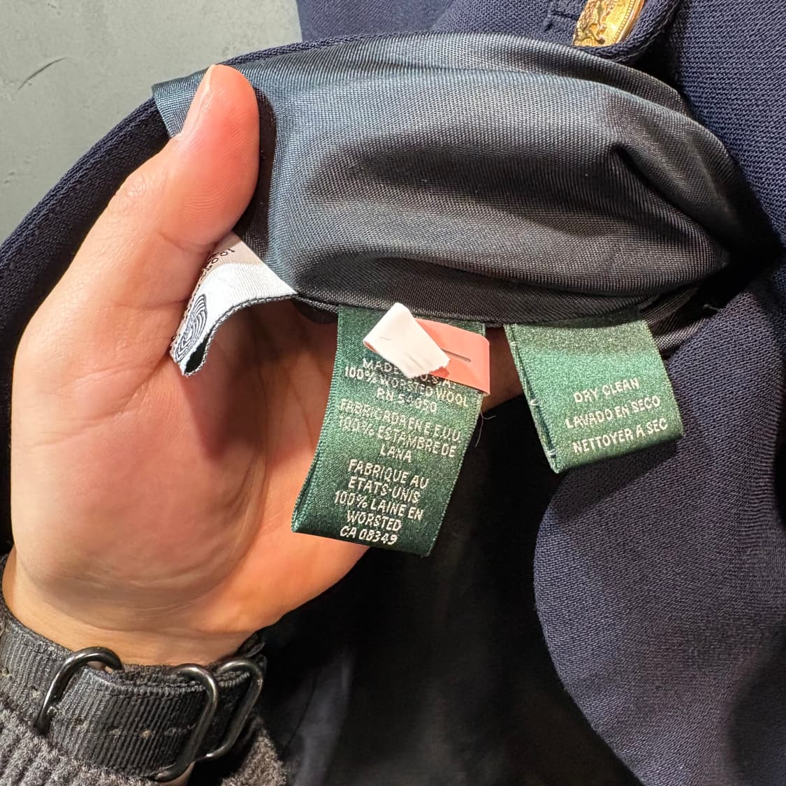 [6] RALPH LAUREN 랄프로렌 네이비 블레이저  상품이미지7