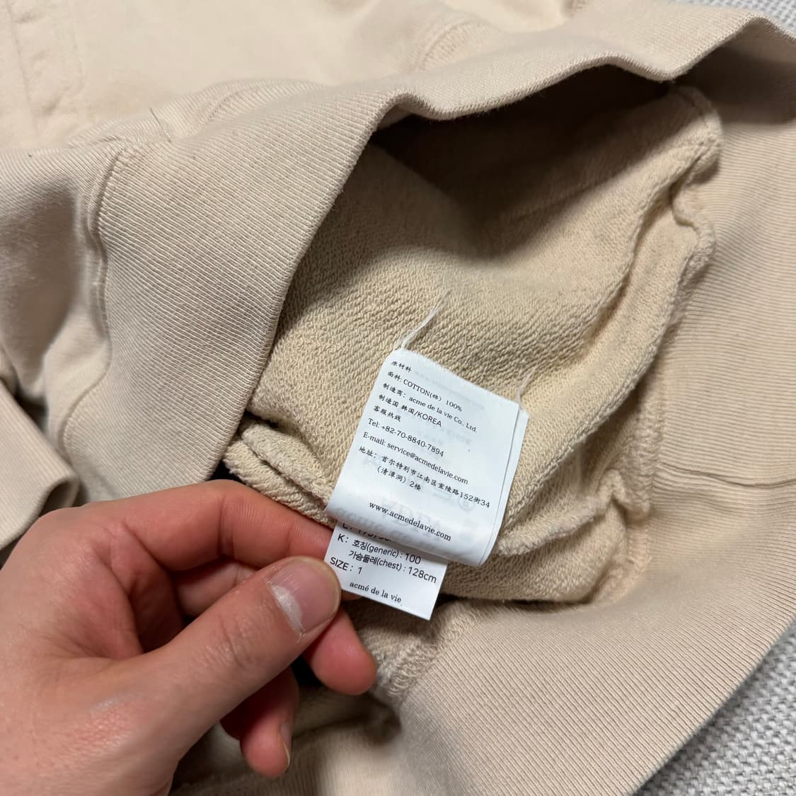 아크메드라비 베어 후드티 상품이미지4