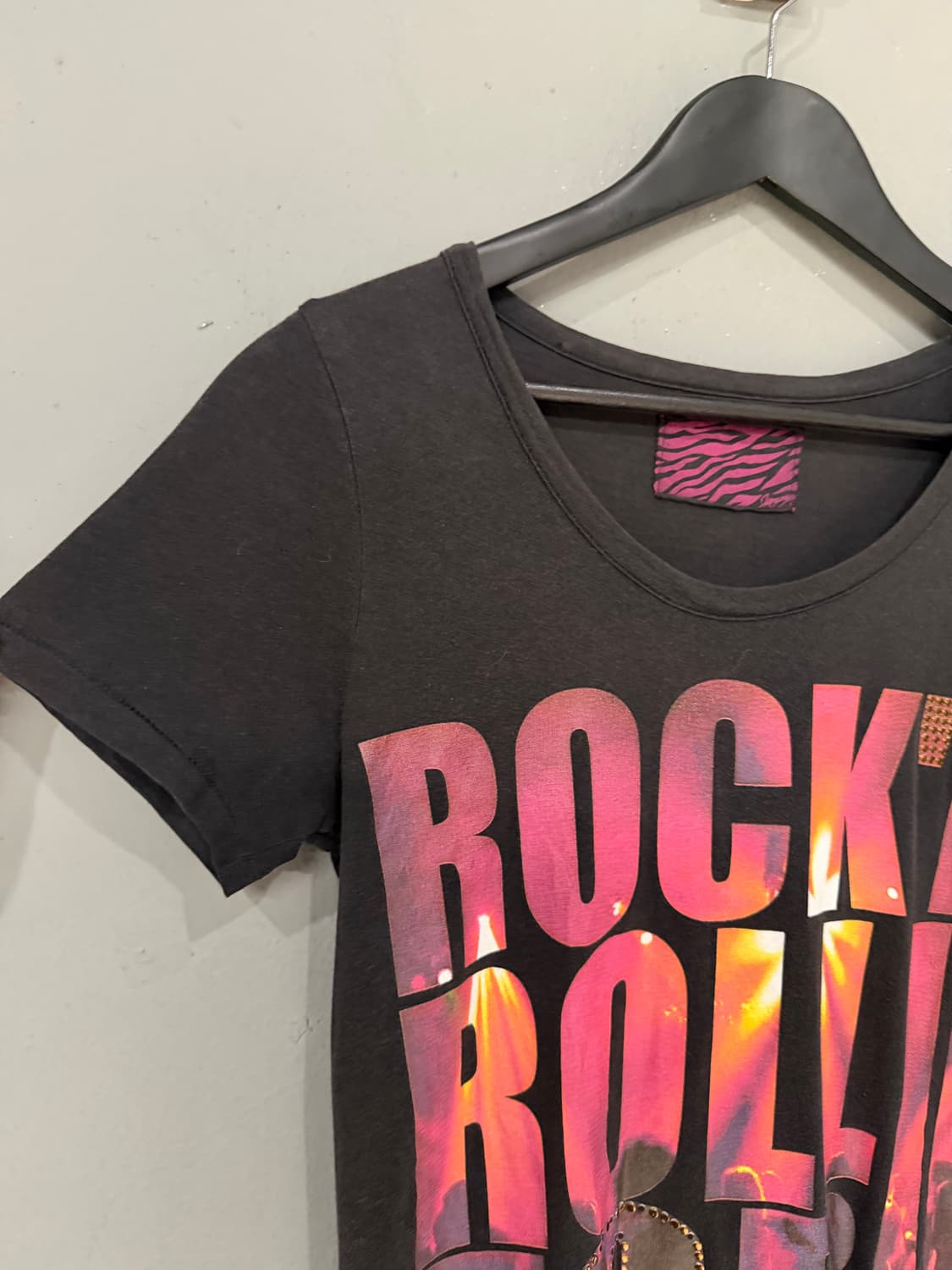 Rock full lettering detail top 상품이미지7