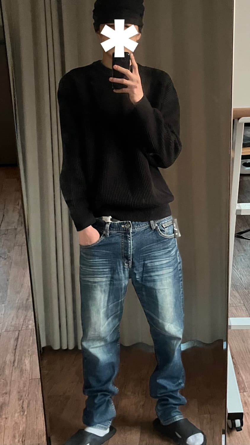 스테디 에브리웨어 크루넥 코튼 립 니트 3사이즈 상품이미지6