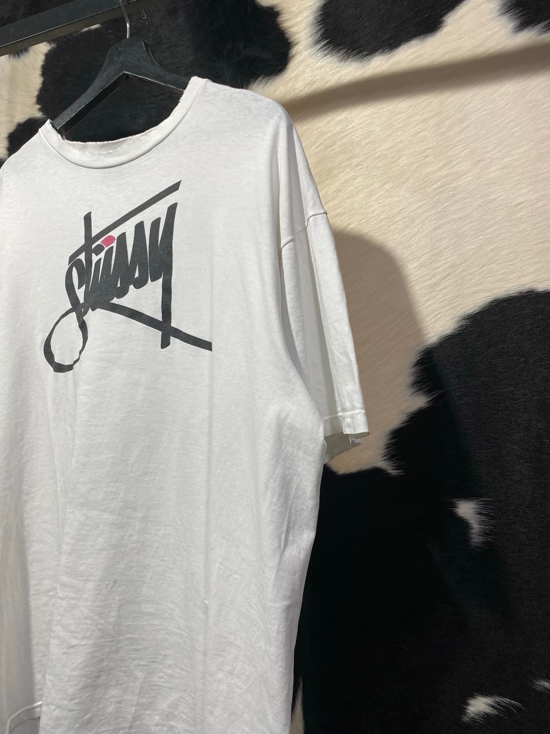 Stussy 그라피티 로고 디테일 반팔 티셔츠 상품이미지4