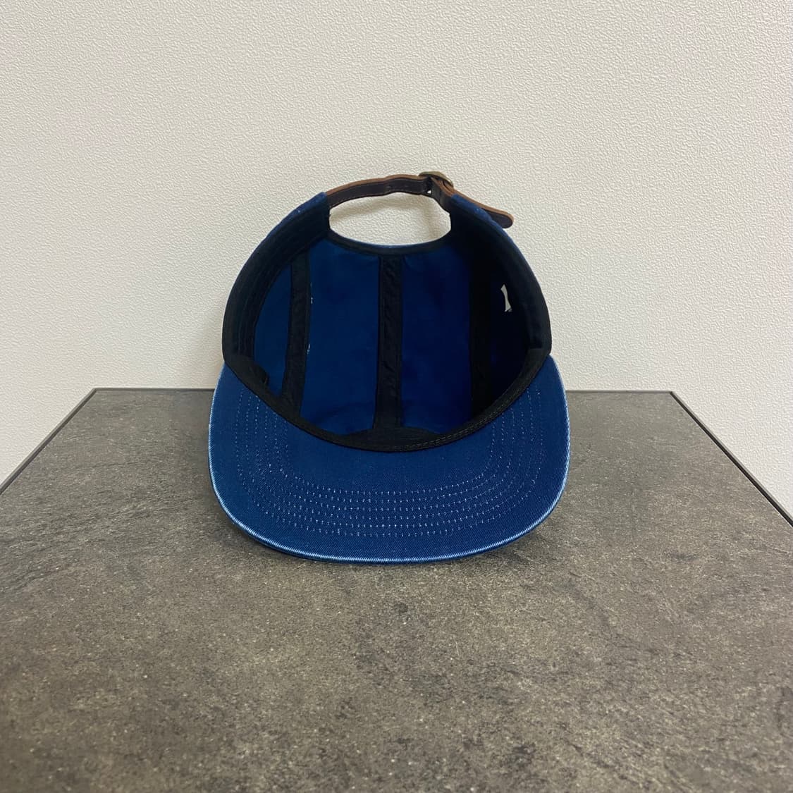 (OS) 슈프림 박스로고 캠프캡 모자 워시드 치노 인디고 상품이미지5