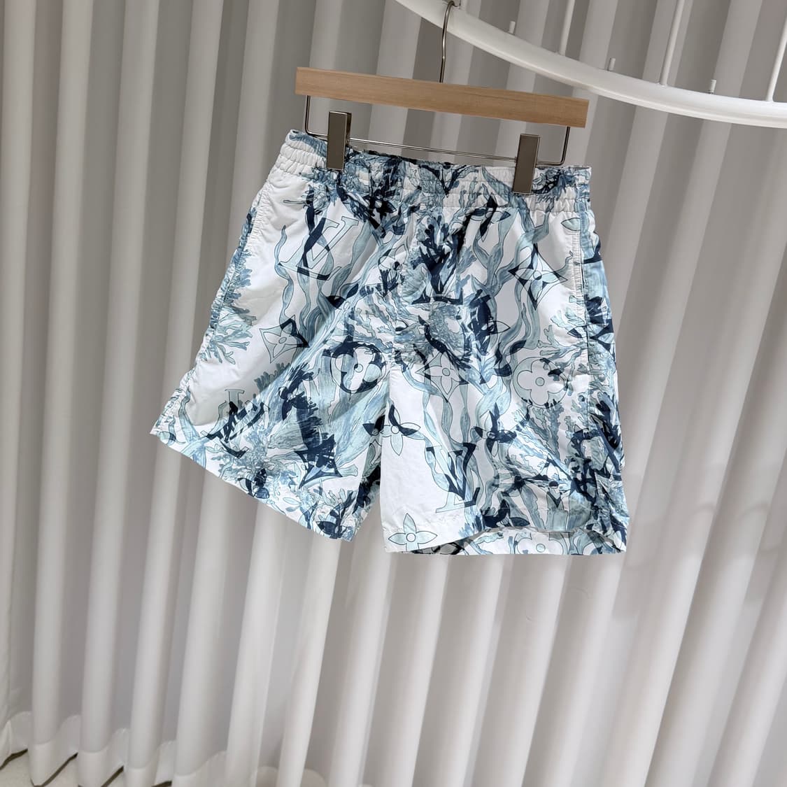 (S/S) / 루이비통 모노그램 아쿠아가든 스윔 쇼츠 블루 팬츠 상품이미지3