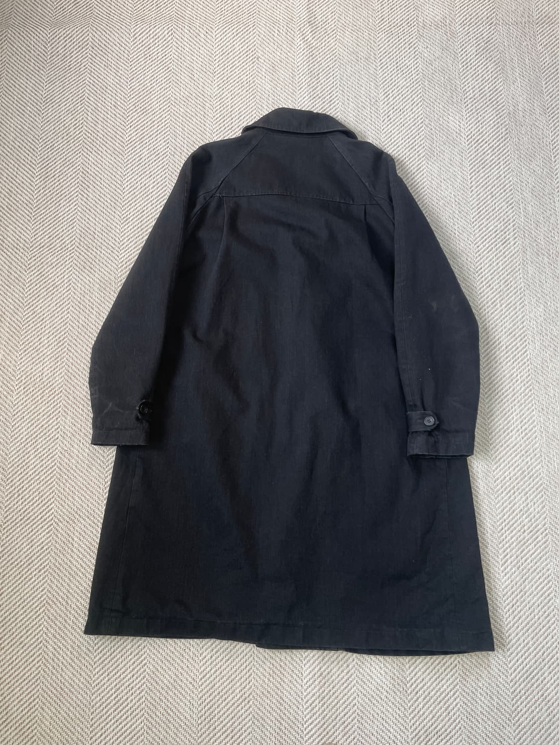 WYM 롱 싱글 벨티드 데님 코트 J03304 상품이미지5