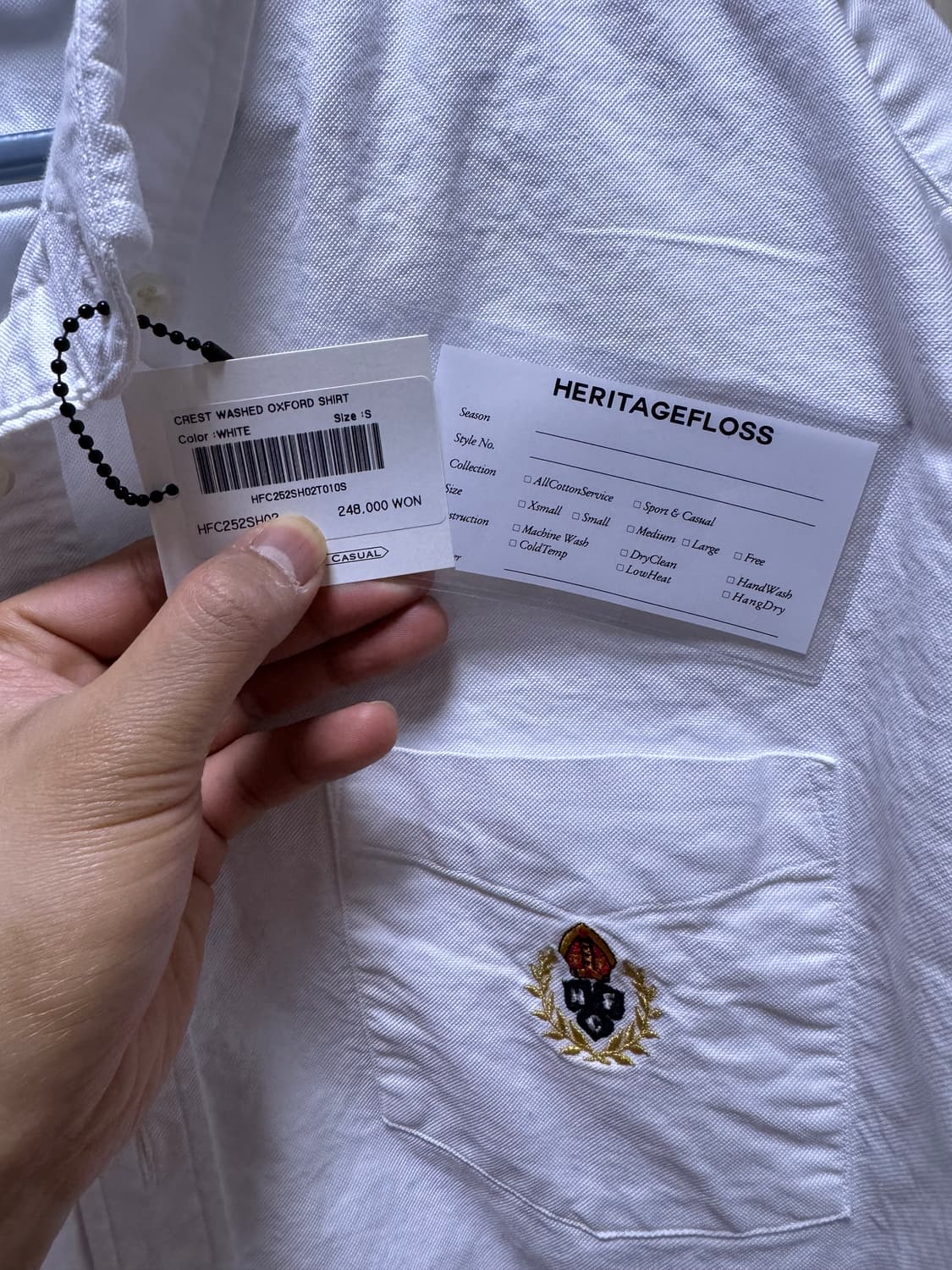 헤리티지플로스 옥스포드 셔츠 (S) 상품이미지6