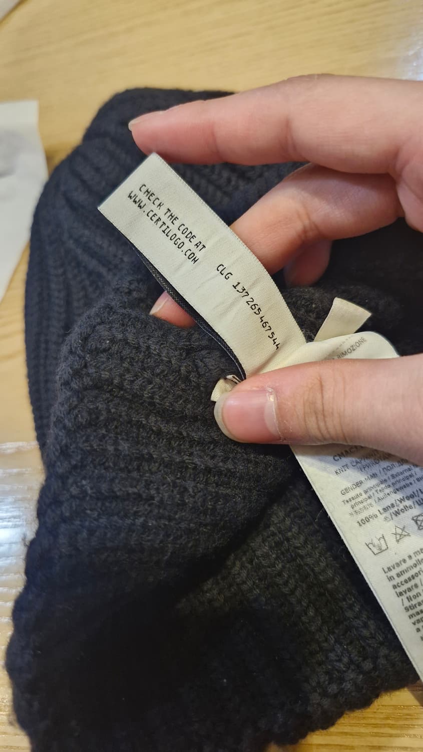 cp컴퍼니 고글 비니 블랙 상품이미지4