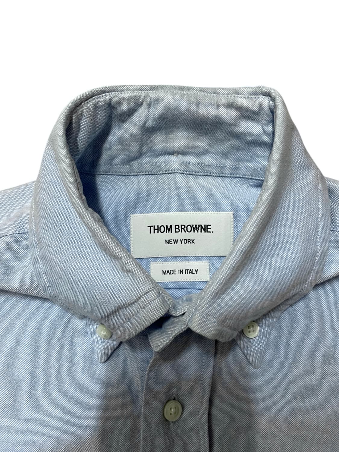 Thom Browne Diagonal Stripe Oxford Shirt 상품이미지4