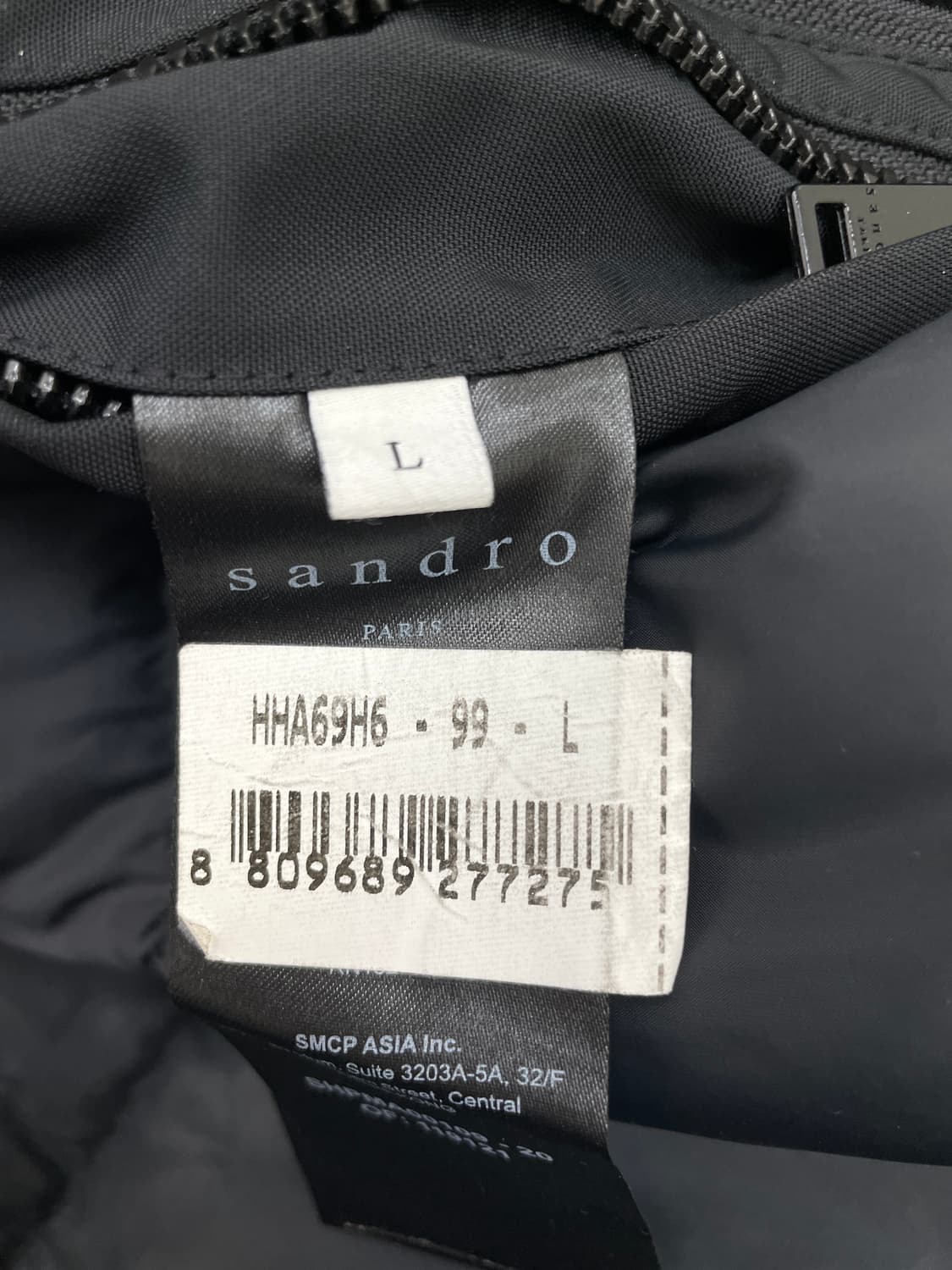 산드로 남성 미니멀 다운 파카 상품이미지6