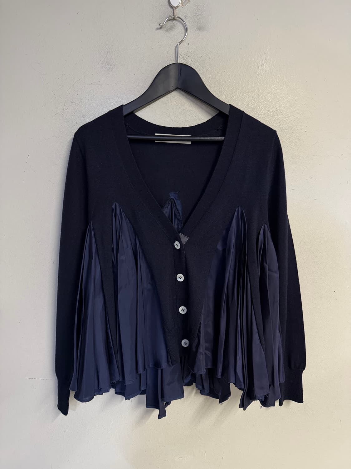 SACAI LUCK 12aw cardigan navy 상품이미지1