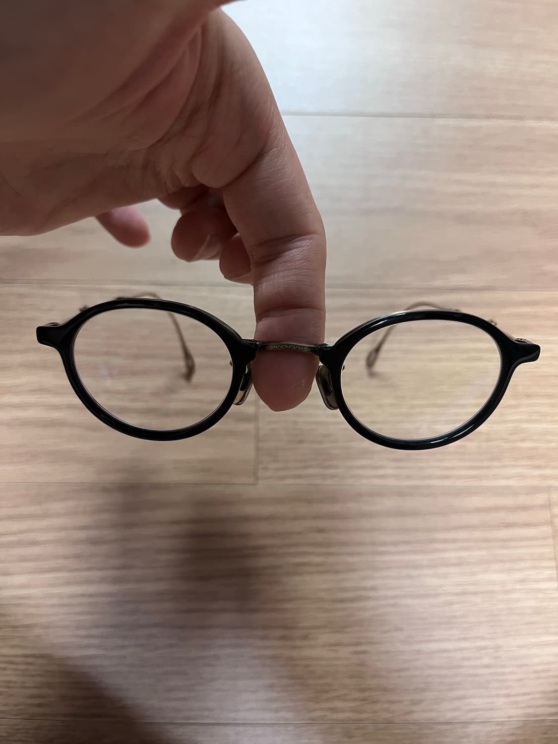 아이반7285 경칩안경 골드블랙 상품이미지1