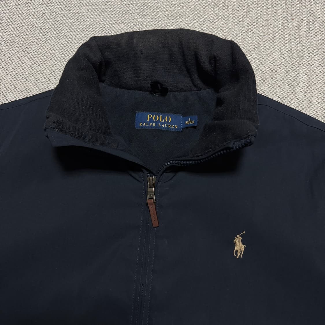 폴로 랄프로렌 네이비 봄버 자켓 상품이미지2