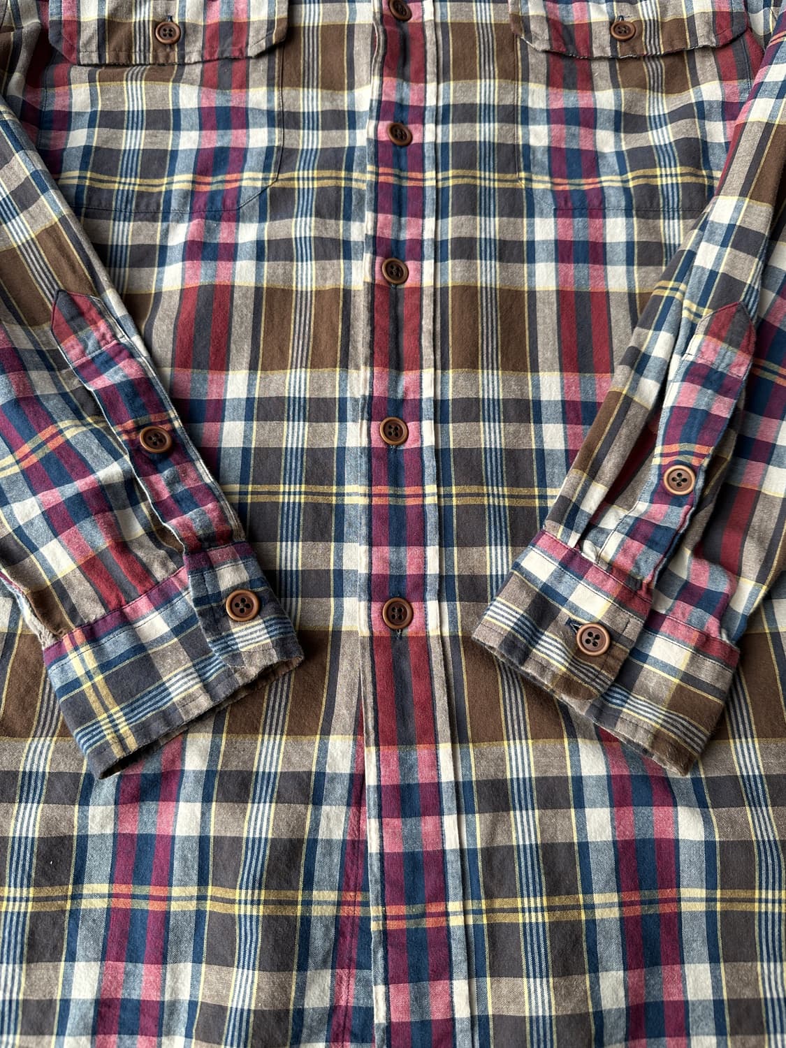 폴로 에폴렛 멀티 체크셔츠 M  상품이미지4