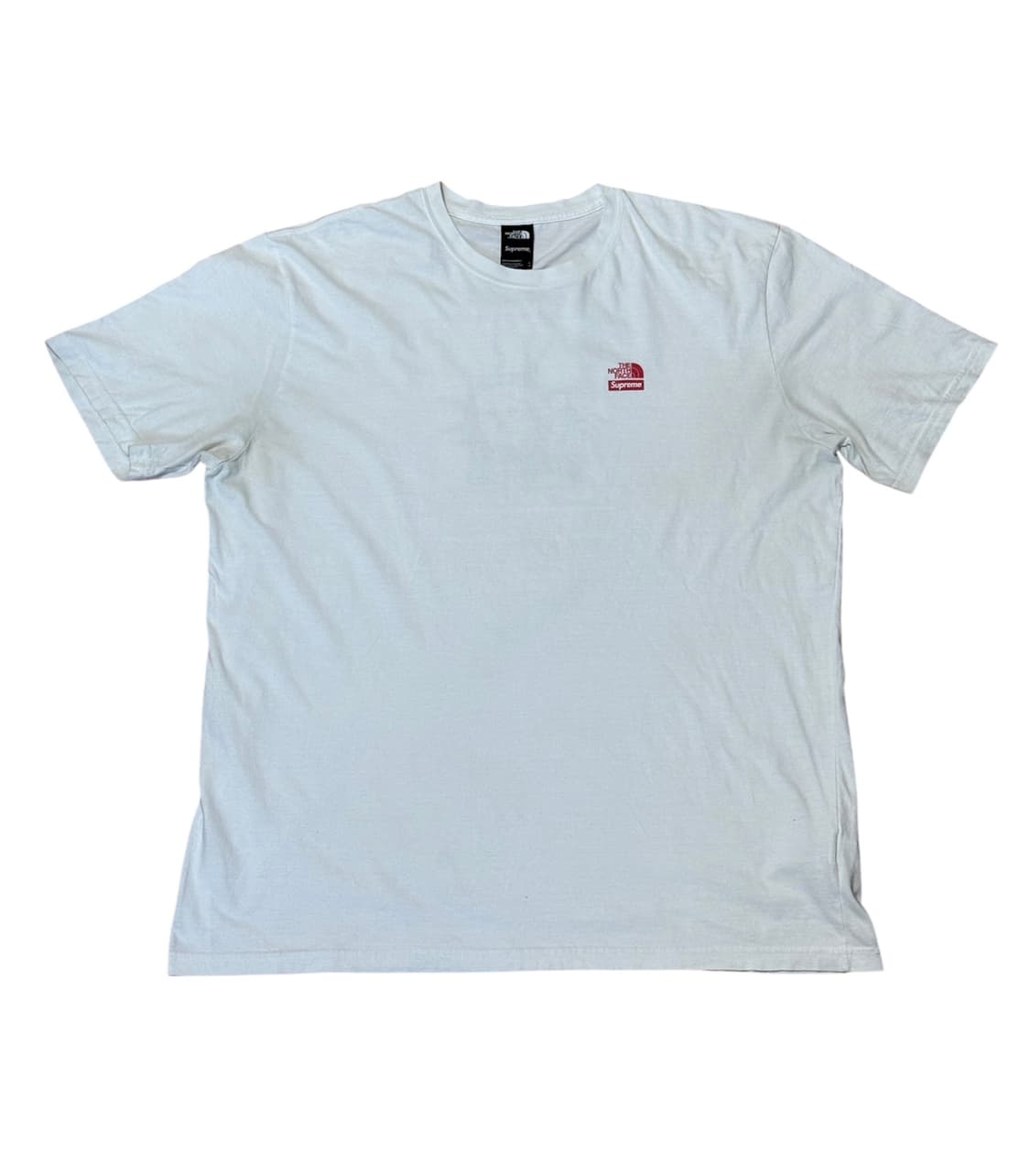 슈프림 x 노스페이스 19FW 자유의 여신상 반팔 티셔츠 화이트 상품이미지1