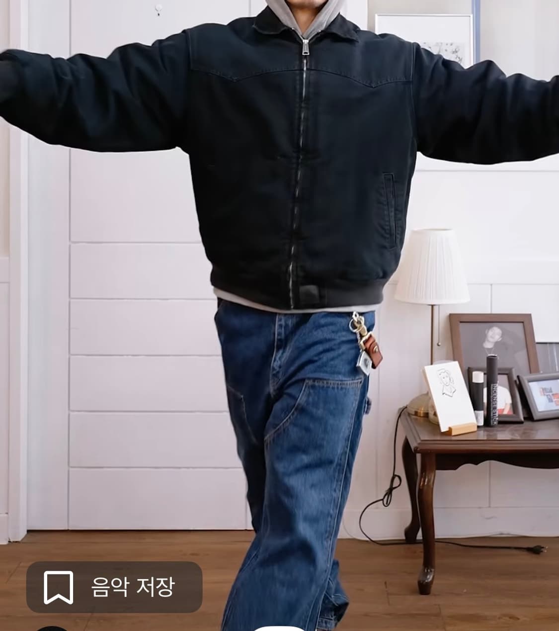 칼하트 WIP OG 산타 페 자켓 블랙 상품이미지2