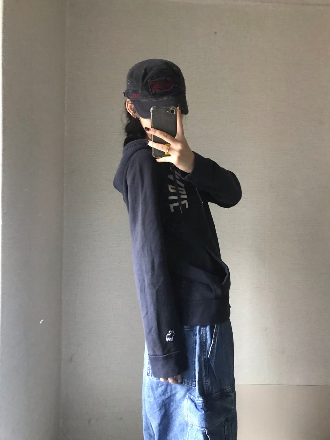 아베크롬비 딥네이비 후드집업 상품이미지3