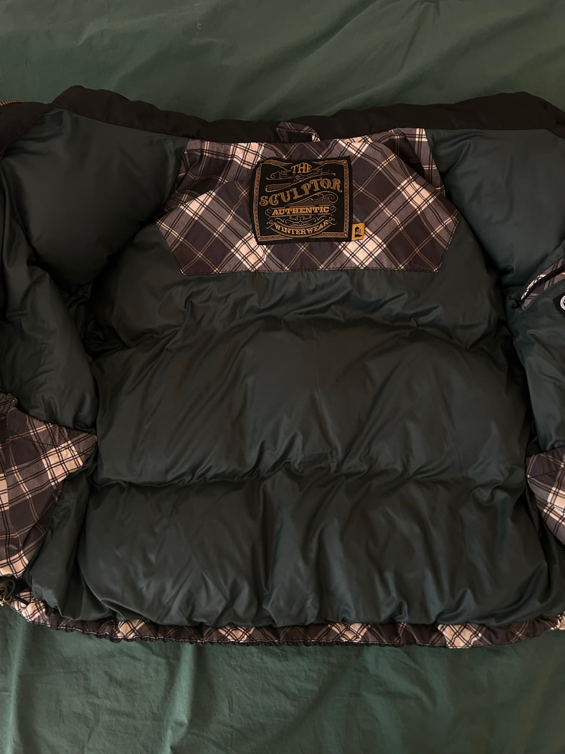 스컬프터 웨스턴 크롭 푸퍼 다운 패딩 블랙 M 상품이미지2