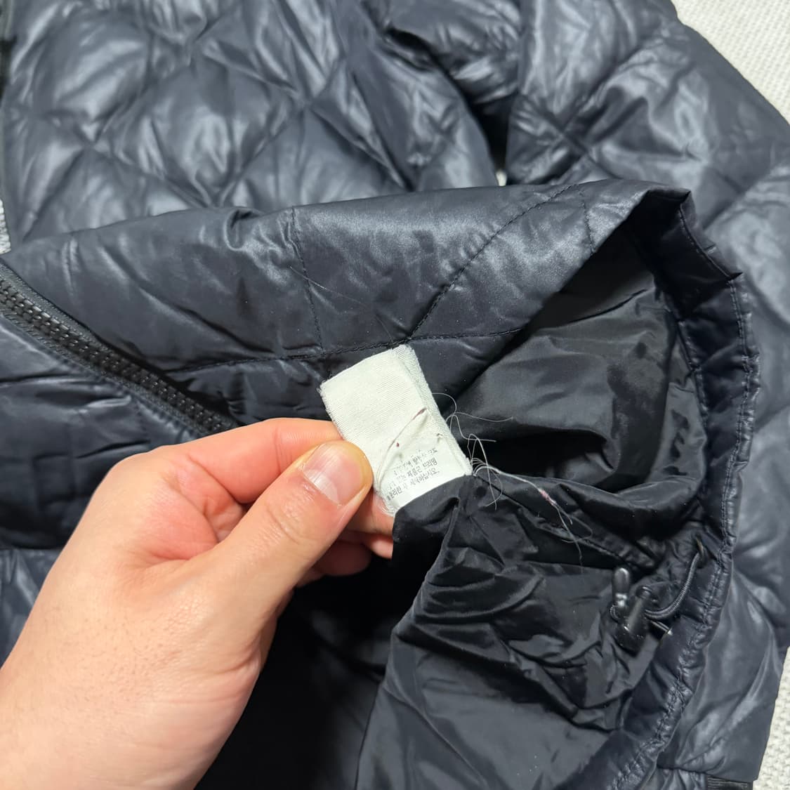 노스페이스 600 다이아몬드 경량 패딩 상품이미지5